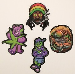 Crazy Fun Weed! 420 Fans! Marijuana. Cannabis. Cool! *8 Stickers/Decals (Set 5)