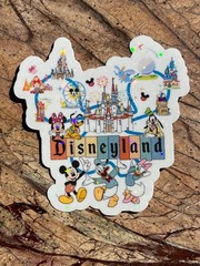 Sticker Pack | Disneyland | Water Resistant | Clear