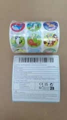 1800 Pcs 1 Inch Round Spanish Reward Stickers Roll for Kids Students Teachers