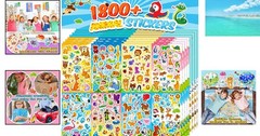 Animal Themes Sticker Collection for Scrapbooking: 64 Sheets & 1800+ Stickers