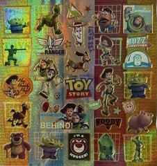 TOY STORY 3 Prismatic Stickers (26pc)Cartoon Character •Woody•Buzz lightyear•