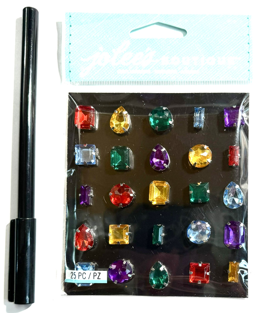 Gems Bezel Set Jolee’s Stickers Scrapbooking Card Journal Planner