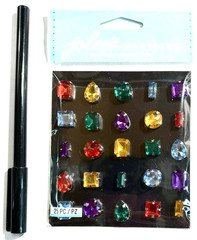 Gems Bezel Set Jolee’s Stickers Scrapbooking Card Journal Planner