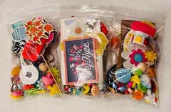 MYSTERY BAG. Craft Scoop. Junk Journal Supplies. Mixed Media. Collage Supplies.