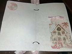 Pink Christmas Junk Journal Scrapbook Usa Seller