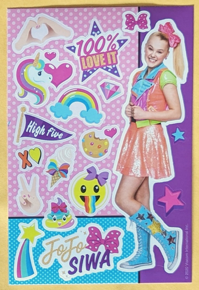 JoJo SIWA Sticker Sheet