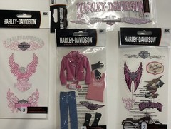 Lot EK SUCCESS Jolees Boutique Harley Davidson Pink Clothing Stickers Ladies