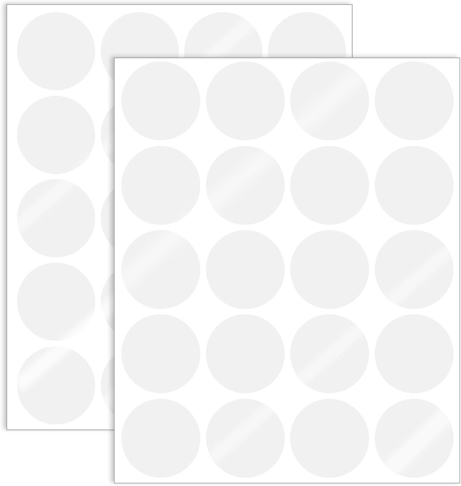 2″ Transparent round Sealing Sticker,Pack of 360