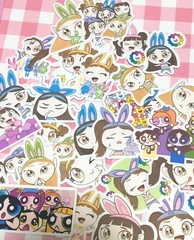 NewJeans 2, 26 pcs, stickers, kawaii, NJ, NJZ, K-pop, MURAKAMI