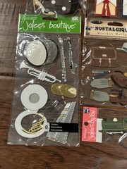 Large Lot Vintage Jolee’s Dimensional Stickers Travel Band Food Sailboat Train