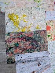 23 Piece Handmade Artisan Paper For Scrapbooking, Card Making, Junk Journals