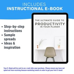 Ultimate Productivity Stencils & Stickers – x20 Sheets of Planner Stickers, x…