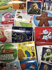Retro 2015 Mystery Sticker Lot of 25, Bonus 80s Kodak Sticker, Scratch & Sniff