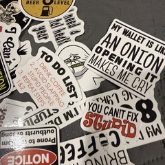 Lot Of 50+ Stickers Sarcasm Witty Rude Funny And More