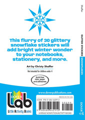 Glitter Snowflakes Stickers (Dover Little Activity Books: Winter)