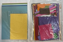 Scrapbooking Supplies Lot of Stickers paper pages Stencils RubOns Ephemera Craft
