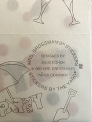 Mrs. Grossman’s Balloons & Party Stickers: Vintage 1992 Primary Colors, Vellum