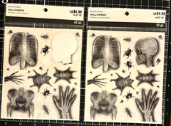 Recollections X-RAY Halloween Stickers – 1 new, 1 missing one sticker #556945
