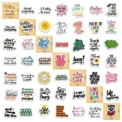 300 PCS Inspirational Stickers for Adults, Motivational Water Bottle Stickers