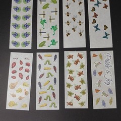 Creative Memories Stickers Insects Bugs Animals Mixed Bundle Set 8 Strips