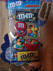 Vintage M&Ms Sealed Set Candy Stickers Rare 2003 NOS Cute