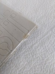 Rusty Pickle Chipboard Scrapbooking Letter Number Stencils