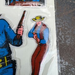 Lone Ranger Puffy Stickers #8158 A 1980 Imperial Top Corporation NEW OLD STOCK