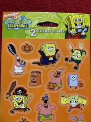 SpongeBob SquarePants Halloween Stickers New Unopened 2008