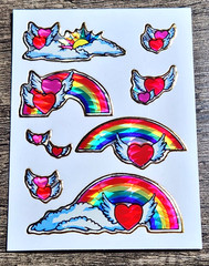 Vintage PRISM Vending Machine Sticker Sheet YOU PICK 1980s 90s