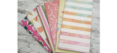 DIY Scrapbook Kit Lot of 6 Handmade Travelers Notebooks Inserts Memory Planning