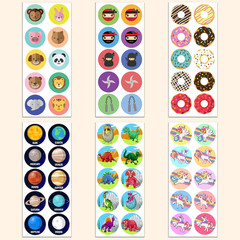 40 Sheets Space Planet Stickers Set – 400 Stickers, 1.5 Inch Size
