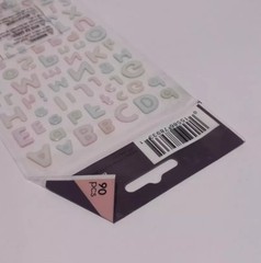 Scrapbook Craft Letter Embellishments Multi Colored 5 Packs Unused