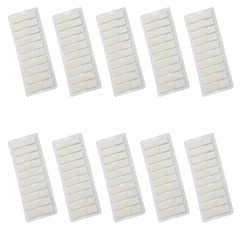120Pcs White Clear PET Label Repositionable Writable Book Page Marker Bookmarks