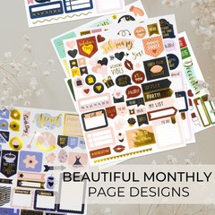 Aesthetic Greenery Planner Stickers for Fun Planning – 1100+ Multicolor