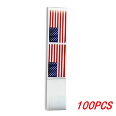 100-250 Pcs American Flag Stickers USA Patriotic Sticker for Notebooks Cards and