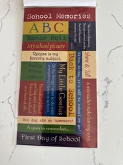 School Days Scrapbooking Kit Supplies – Paper Stickers Embellishments Charms