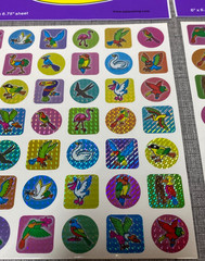 NOS Sticker King Vintage Cool RARE Prism Bird Stickers New Old Stock Lot of 5