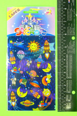 Vintage 90’s Space Stars Suns & Moons Laser Sticker Sticker Pack Twin Seven