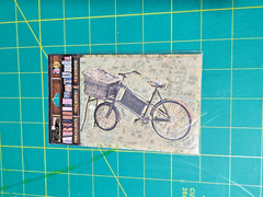 ArchiTextures Treasures Vintage Market Bike DISCONTINUED Sticker Embellishment