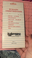 Vintage Stickers Looseleaf Reinforcements Foil Stickers Butterfly Originals New