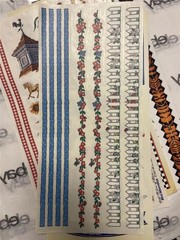 New vintage LOT of 10 sheets of (6 x 12″) STICKERS sandylion psx me mybideas
