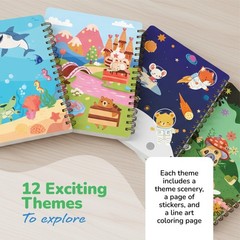 ArtCreativity Sticker Activity Book for Kids and Adults – 600+ Creative Stick…