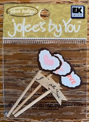 RARE Jolees Mini by You Chocolate Lollipop Sucker Candy Scrapbook Non-Adhesive