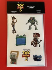 Lot of 12 Packs Disney Pixar Toy Story 5 Hoppers Sticker Sheets HTF Rare New