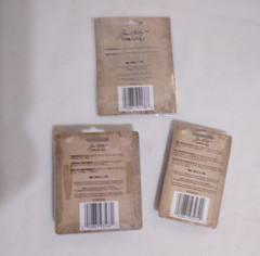 Tim Holtz Idea-ology Lot Transparent Tiles Mini Stitched Scraps Pocket Watches