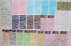 Alphabet Letter Stickers Large Lot Recollections Miss Elizabeth & More NEW