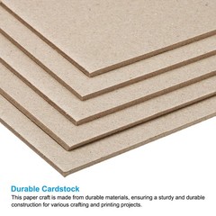 Patikil 12.5X10X0.1 Chipboard Sheets 20Pcs 100Pt Thick Book Board Binders Board