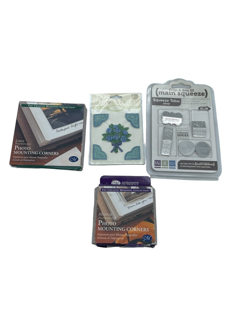 Scrapbook Adhesives Paper Photo Corners Self-Adhesive &bend On Various Brands