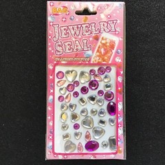 Rhinestone Stickers Set Of 6 pack Colorful Self Adhesive DIY Gemstones St-129