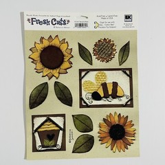 Lot Of 10-Fresh Cuts Accents Birds And Bees Flowers Rebecca Sower Scrapbooking